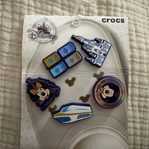 NWT Disney Crocs Jibbitz Disney World 50th Anniversary